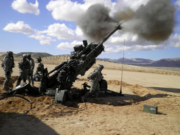 M777 ultra-light howitzers